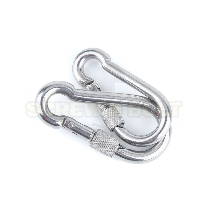 สแนปลิงค์ ตะขอ ล็อค เกี่ยวพวงกุญแจ สแตนเลส 304 - 4mm. 5mm. 6mm. 7mm. 8mm. 9mm. / SNAP LINK HOOK, SUS304