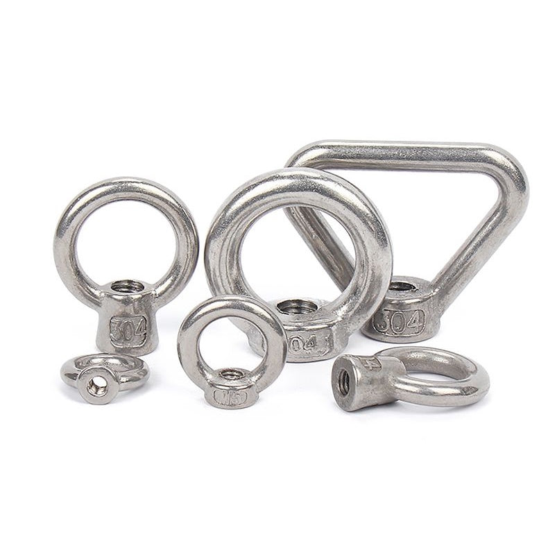 อายนัท ทรงสามเหลี่ยม สแตนเลส 304 น๊อตตัวเมีย M8 M10 M12 M14 / Triangle Lifting Eye Nut SUS304 M8 M10 M12 M14