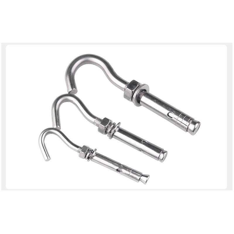 พุ๊ก พุก ตะขอ สแตนเลส 304 M6 M8 M10 M12 / Sleeve Expansion Anchor Bolt with Hook SUS304 M6 M8 M10 M12