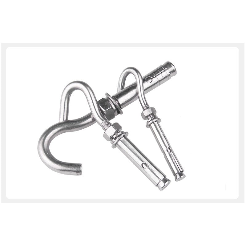 พุ๊ก พุก ตะขอ สแตนเลส 304 M6 M8 M10 M12 / Sleeve Expansion Anchor Bolt with Hook SUS304 M6 M8 M10 M12