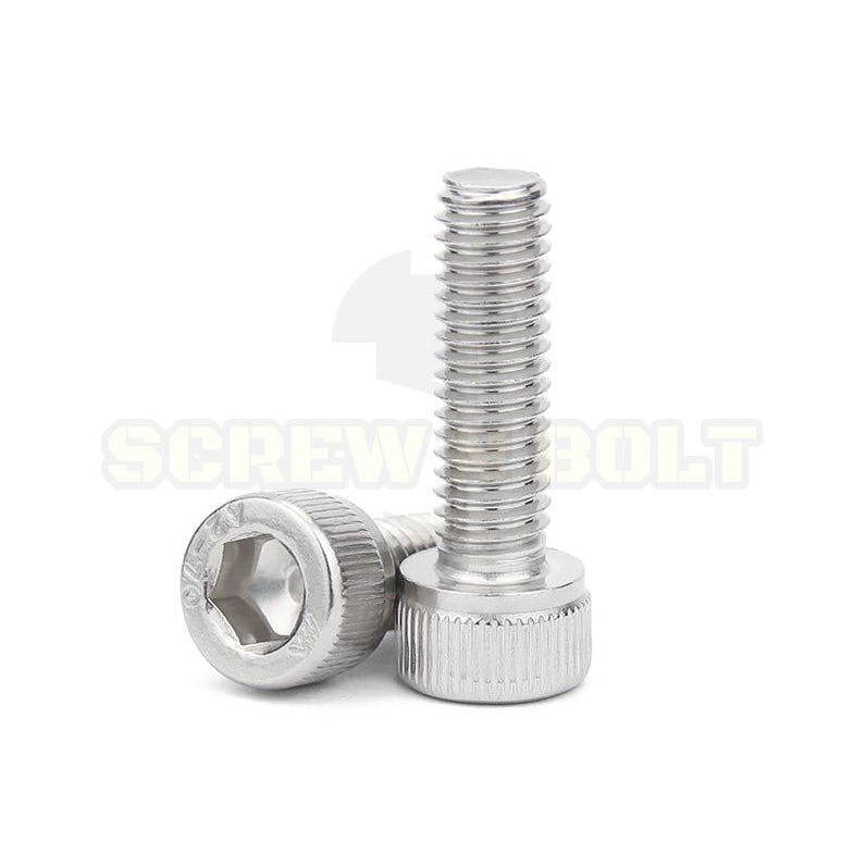 น็อต สกรู หัวจม สแตนเลส 304 เกลียวหุน หยาบ 1/2(4หุน) / Cap Hex Socket UNC Machine Screw SUS304