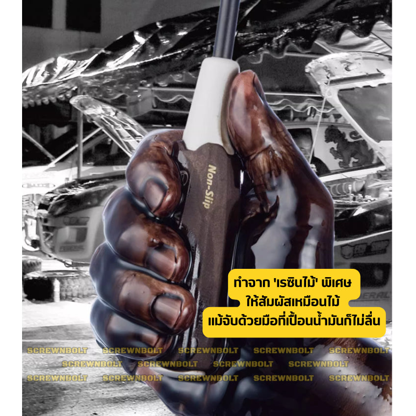 VESSEL ไขควง แม่เหล็ก Wood Compo ด้ามไม้กันลื่น กันน้ำมัน แฉก+/ปากแบน- No.300 PH1/2/3 SL5.5/6/8
