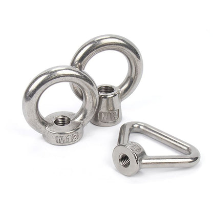 อายนัท วงกลม ห่วง วงแหวน สแตนเลส 304 น๊อตตัวเมีย M24 M30 M36 / Lifting Eye Nut Stainless Steel SUS304 M24 M30 M36