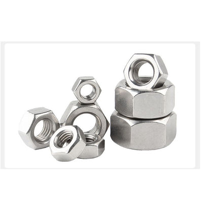 หัวน็อต ตัวเมีย หกเหลี่ยม สแตนเลส 304 เกลียวหุน หยาบ 3/4 7/8 1" / Hex Nut UNC Thread SUS304 3/4 7/8 1"
