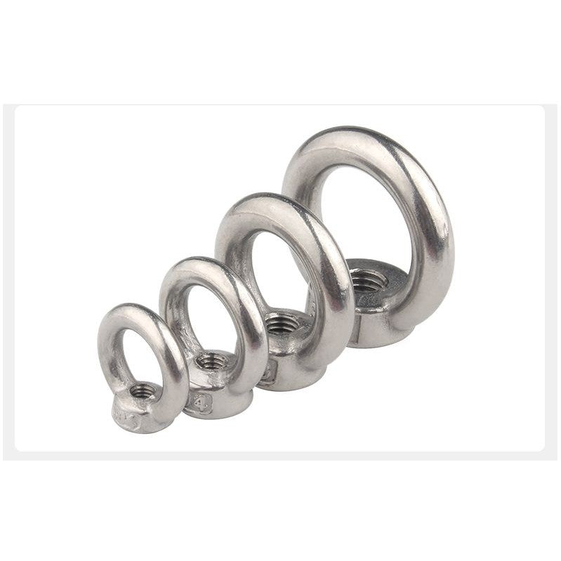 อายนัท วงกลม ห่วง วงแหวน สแตนเลส 304 น๊อตตัวเมีย M24 M30 M36 / Lifting Eye Nut Stainless Steel SUS304 M24 M30 M36