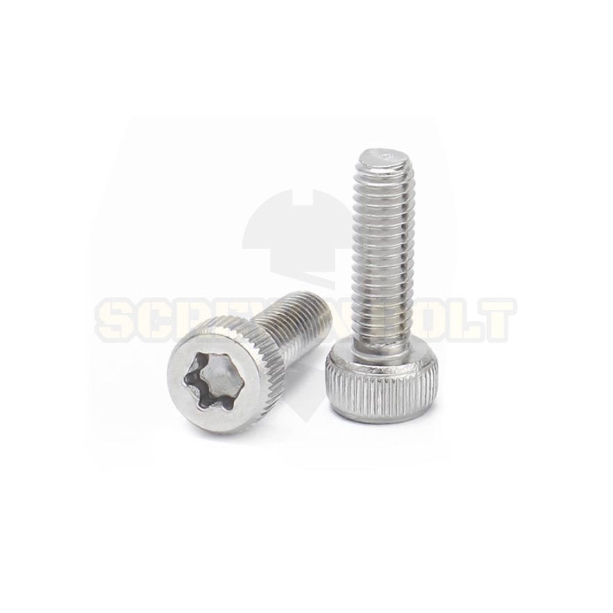 น็อต สกรู หัวจม ช่องขัน ดาว ท็อกซ์ สแตนเลส 304 เกลียวมิล M2 M2.5 M3 M4 M5 / Torx Socket Head Cap Machine Screw SUS304