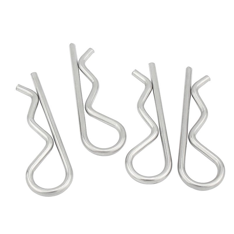 ปิ๊น ตัว R สแตนเลส 304 ปิ้น ตัวอาร์ M5 M6 M7 / Hairpin Cotter Snap R Pin SUS304 M5 M6