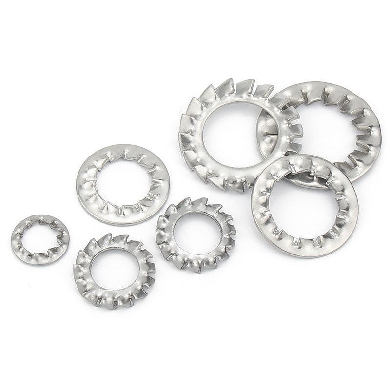 แหวนจักร ใน ถี่ใน กันคลาย สแตนเลส 304  M18 M20 M22 M24 / Internal Toothed Lock Washer SUS304 M18 M20 M22 M24