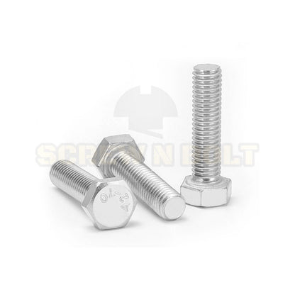น็อต สกรู หัว 6 เหลี่ยม โบลท์ สแตนเลส 304 เกลียวมิล ตลอด หยาบ M5 / Hexagon Head Screw/Bolt Full Thread SUS304 M5