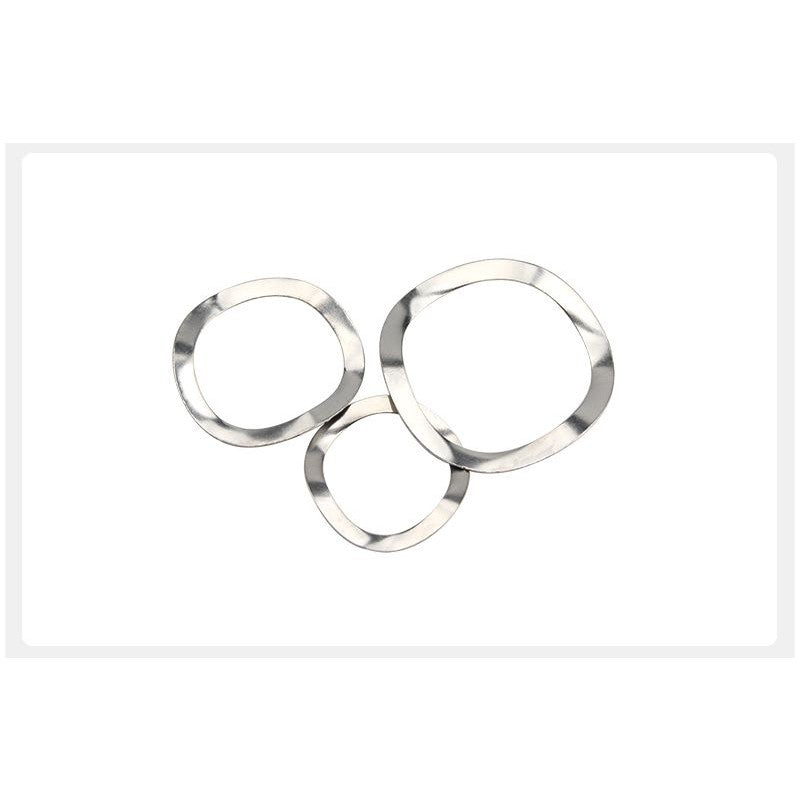 แหวนคลื่น สปริง รองตลับลูกปืนกันรุน สแตนเลส 304  M3 M4 M5 M6 M8 / Wave Spring Stainlesss Steel SUS304 M3 M4 M5 M6 M8