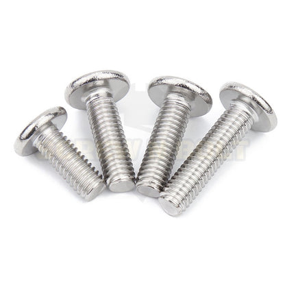 น็อต สกรู หัวจมแบน หัวกลมแบน งานเฟอร์ฯ สแตนเลส 304 เกลียวมิล หยาบ M6 M8 M10 / Round Flat Hex Socket Machine Screw SUS304