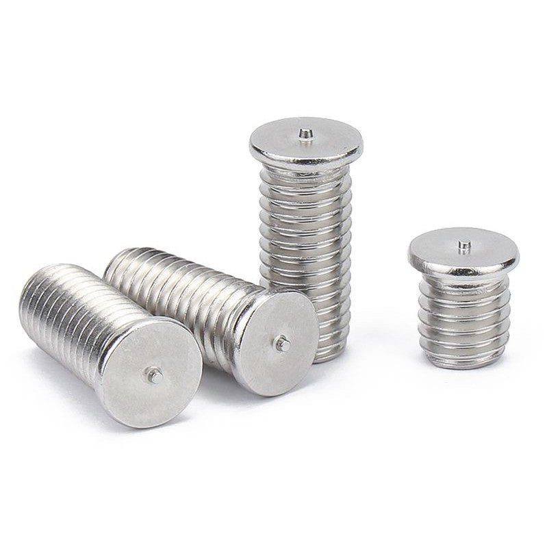 สตัดอาร์ค 1 จุดบนหัว สแตนเลส 304 เกลียวมิล หยาบ M4 / Arc Welding Stud with Threaded SUS304 M4