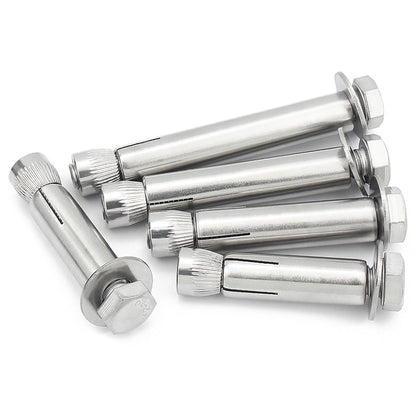 พุ๊ก พุก หัว 6 เหลี่ยม โบลท์ สแตนเลส 304  M10 M12 / Sleeve Expansion Anchor Hexagon Head Bolt SUS304 M10 M12