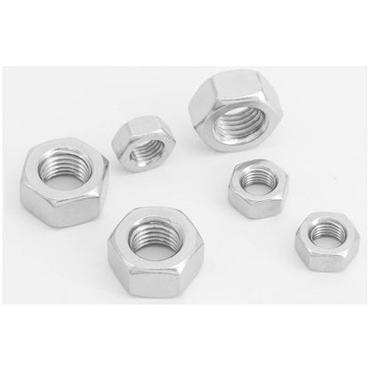 หัวน็อต ตัวเมีย หกเหลี่ยม สแตนเลส 304 เกลียวหุน "ละเอียด" 5/16 3/8 7/16 / Hex Nut UNF Thread SUS304 5/16 3/8 7/16