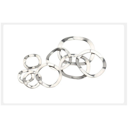 แหวนคลื่น สปริง รองตลับลูกปืนกันรุน สแตนเลส 304  M3 M4 M5 M6 M8 / Wave Spring Stainlesss Steel SUS304 M3 M4 M5 M6 M8