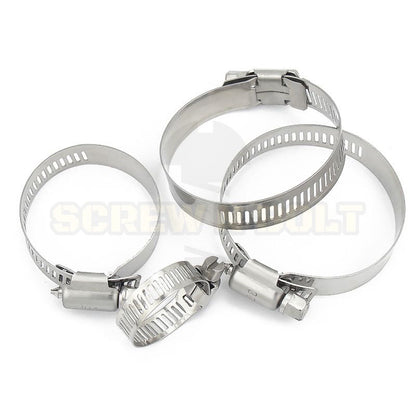 เข็มขัดรัดท่อ เหล็กรัดท่อ แคลมป์รัดท่อ สแตนเลส 304  1" - 7" / Hose Clamp / Clip SUS 304