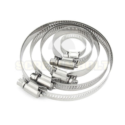 เข็มขัดรัดท่อ เหล็กรัดท่อ แคลมป์รัดท่อ  สแตนเลส 304  175 - 450 mm. / Hose Clamp / Clip SUS 304