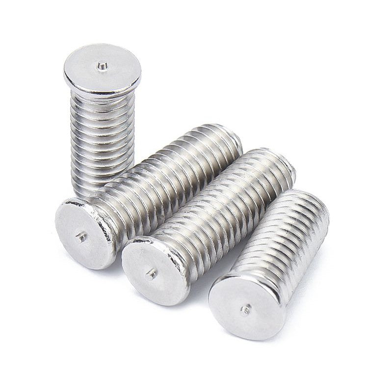 สตัดอาร์ค 1 จุดบนหัว สแตนเลส 304 เกลียวมิล หยาบ M4 / Arc Welding Stud with Threaded SUS304 M4