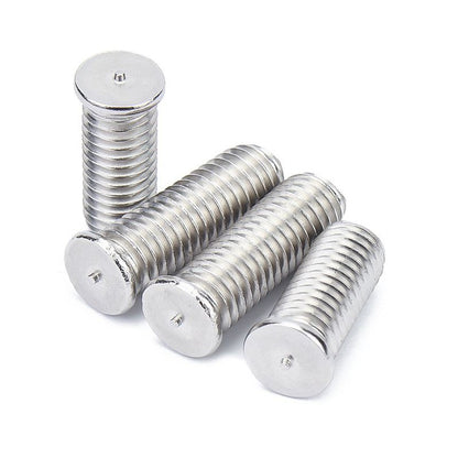 สตัดอาร์ค 1 จุดบนหัว สแตนเลส 304 เกลียวมิล หยาบ M5 / Arc Welding Stud with Threaded SUS304 M5