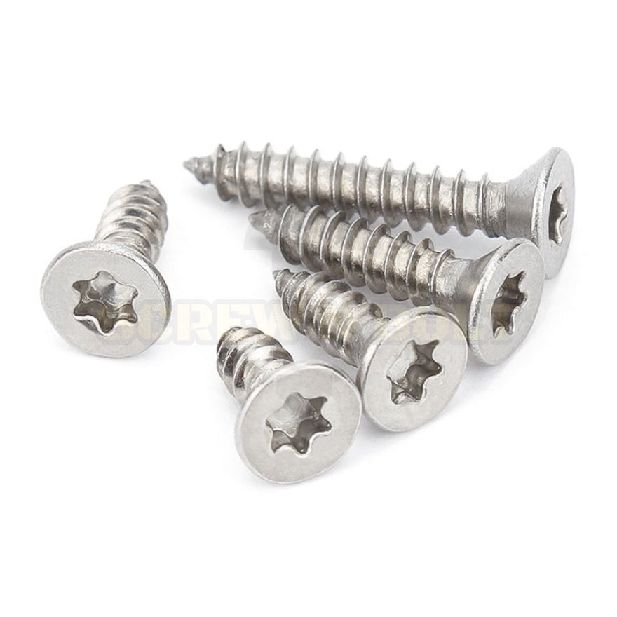 น็อต สกรู หัวเตเปอร์ F ช่องขัน ดาว ท็อกซ์ สแตนเลส 304 เกลียวปล่อย M2 M2.6 M3 M3.5 / Flat Head Torx Tapping Screw SUS304