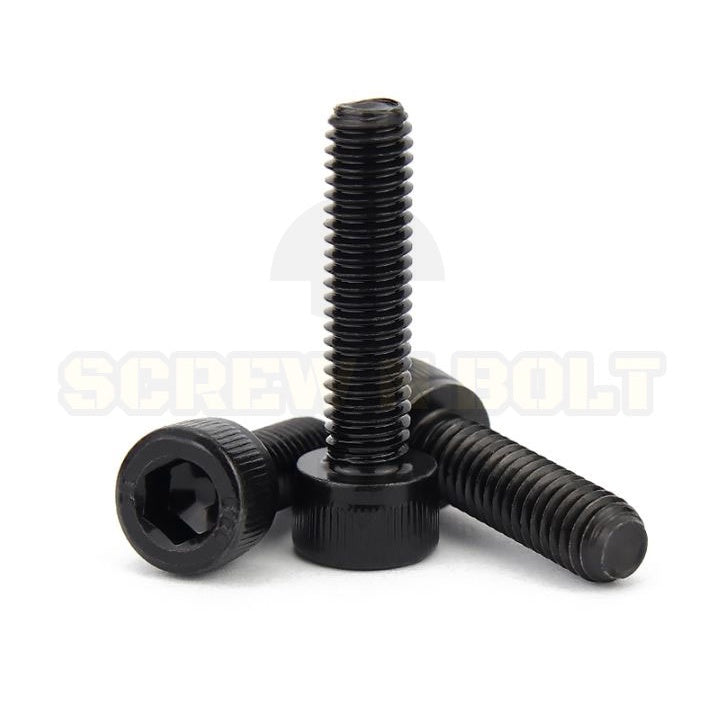 น็อต สกรู หัวจม 6 เหลี่ยม เหล็กแข็ง 12.9 เกลียวมิล "ละเอียด" M16 / Hex Socket Cap Fine Thread Machine Screw Gr. 12.9