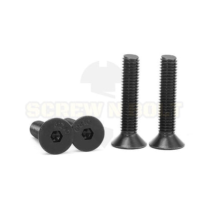 น็อต สกรู หัวจม เตเปอร์ เหล็กแข็ง 12.9 เกลียวมิล หยาบ M2 M2.5 M3 / Flat Head Hex Socket Machine Screw Grade 12.9