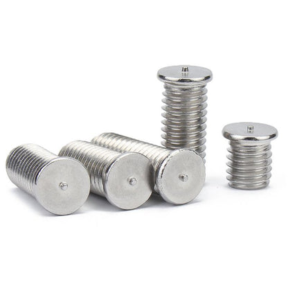 สตัดอาร์ค 1 จุดบนหัว สแตนเลส 304 เกลียวมิล หยาบ M6 M8 / Arc Welding Stud with Threaded SUS304 M6 M8