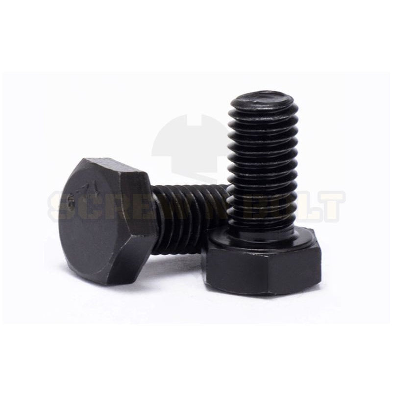 น็อต สกรู หัว หกเหลี่ยม โบลท์ เหล็กแข็ง 12.9 เกลียวมิล หยาบ M12 / Hexagon Head Screw/Bolt Metric Thread Grade 12.9