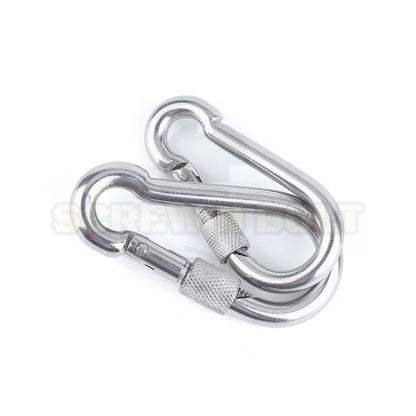 สแนปลิงค์ ตะขอ ล็อค เกี่ยวพวงกุญแจ สแตนเลส 304 - 4mm. 5mm. 6mm. 7mm. 8mm. 9mm. / SNAP LINK HOOK, SUS304