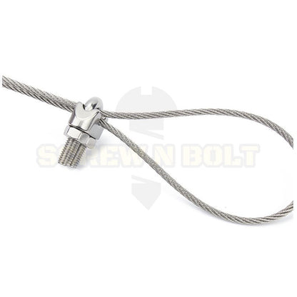 กิ๊ปจับลวดสลิง รัดสลิง ล็อคลวดสลิง สแตนเลส 304 - 2mm. 3mm.(5/16) 4mm.(5/32) 6mm.(1/4) / Wire Rope Chip, SUS304