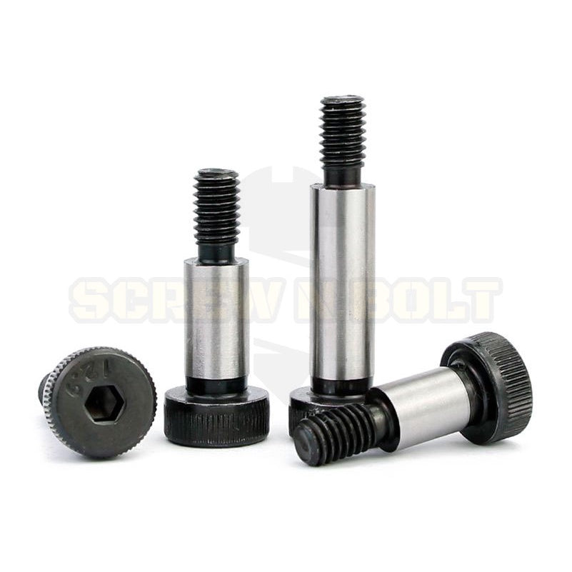 น็อต สกรู โชว์เดอร์ โบลท์ จม เหล็กแข็ง 12.9 เกลียวมิล หยาบ M8 M10 / Shoulder Screw/Bolt Hex Socket Machine Grade 12.9