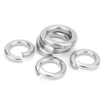 แหวนสปริง แหวนรอง กันคลาย สแตนเลส 304  M12 M14 M16 M18 M20 / Spring Washer Stainless Steel SUS304 M12 M14 M16 M18 M20