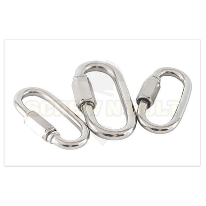 ควิกลิงค์ ข้อต่อ ล็อค โซ่ เชื่อมต่อ สลิง สแตนเลส 304 - 12mm.(1/2") 14mm.(9/16") / QUICK LINK, SUS304