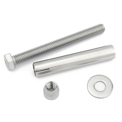 พุ๊ก พุก หัว 6 เหลี่ยม โบลท์ สแตนเลส 304  M6 M8 / Sleeve Expansion Anchor Hexagon Head Bolt SUS304 M6 M8