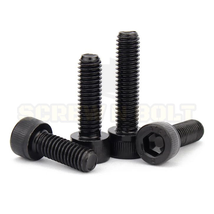 น็อต สกรู หัวจม 6 เหลี่ยม เหล็กแข็ง 12.9 เกลียวมิล "ละเอียด" M16 / Hex Socket Cap Fine Thread Machine Screw Gr. 12.9