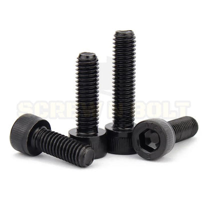 น็อต สกรู หัวจม 6 เหลี่ยม เหล็กแข็ง 12.9 เกลียวมิล หยาบ M1.4 M1.6 M2 M2.5 / Hex Socket Head Cap Machine Screw 12.9 Grade