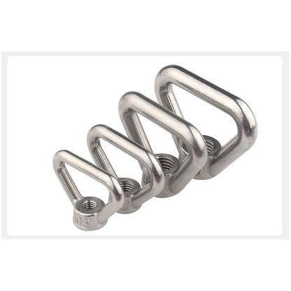 อายนัท ทรงสามเหลี่ยม สแตนเลส 304 น๊อตตัวเมีย M16 M20 M24 / Triangle Lifting Eye Nut SUS304 M16 M20 M24