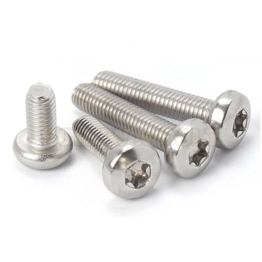 น็อต สกรู หัวกลม P ช่องขัน ดาว ท็อกซ์ สแตนเลส 304 เกลียวมิล M2 M2.5 M3 / Pan Head Torx Machine Screw SUS304