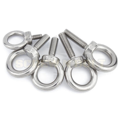 สกรู น็อต อายโบลท์ สแตนเลส 304 เกลียวมิล หยาบ M16 M18 M20 M22 / Lifting Eye Bolt, SUS304