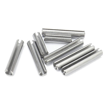 ปิ๊น ตะกุด ตะกรุด ผ่า สแตนเลส 304 ปิ้นหลอด M4 M5 M6 / Slotted Spring  Pins SUS304 M4 M5 M6