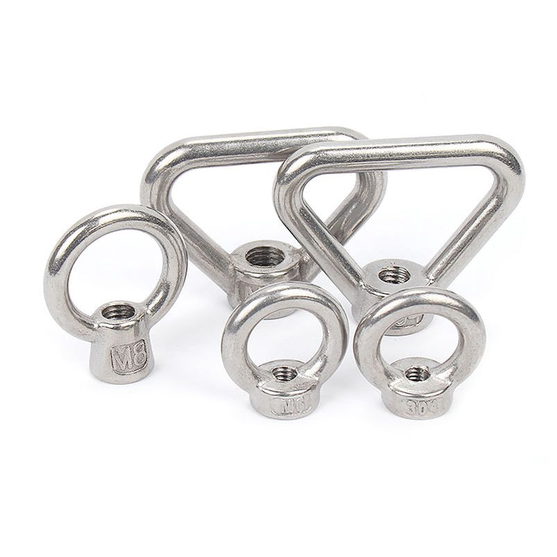 อายนัท ทรงสามเหลี่ยม สแตนเลส 304 น๊อตตัวเมีย M16 M20 M24 / Triangle Lifting Eye Nut SUS304 M16 M20 M24