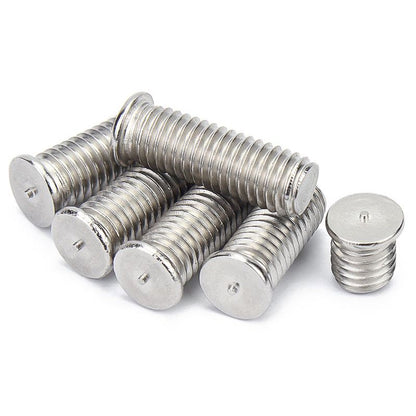 สตัดอาร์ค 1 จุดบนหัว สแตนเลส 304 เกลียวมิล หยาบ M3 / Arc Welding Stud with Threaded SUS304 M3