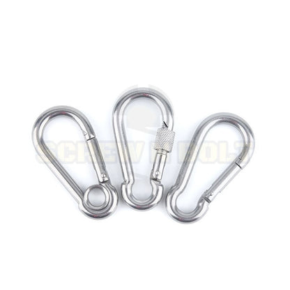 สแนปลิงค์ ตะขอ ล็อค เกี่ยวพวงกุญแจ สแตนเลส 304 - 4mm. 5mm. 6mm. 7mm. 8mm. 9mm. / SNAP LINK HOOK, SUS304