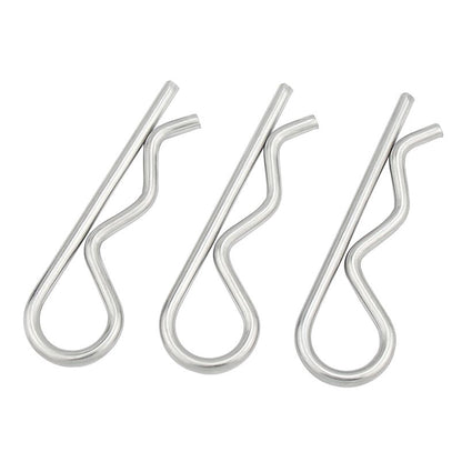 ปิ๊น ตัว R สแตนเลส 304 ปิ้น ตัวอาร์ M1 M2 M2.5 M3 M4 / Hairpin Cotter Snap R Pin SUS304 M1 M2 M2.5 M3 M4