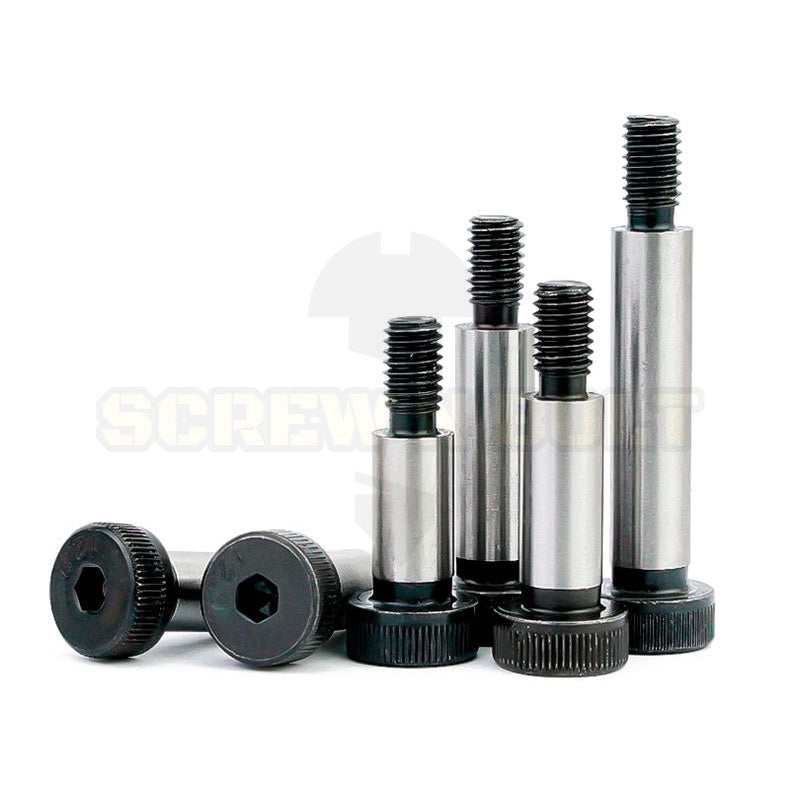 น็อต สกรู โชว์เดอร์ โบลท์ จม เหล็กแข็ง 12.9 เกลียวมิล หยาบ M8 M10 / Shoulder Screw/Bolt Hex Socket Machine Grade 12.9