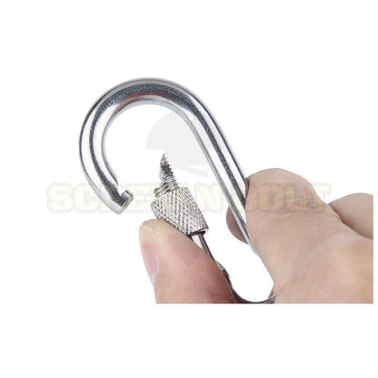 สแนปลิงค์ ตะขอ ล็อค เกี่ยวพวงกุญแจ สแตนเลส 304 - 4mm. 5mm. 6mm. 7mm. 8mm. 9mm. / SNAP LINK HOOK, SUS304