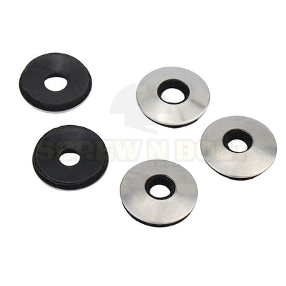 แหวนรอง กันน้ำซึม กันรั่ว แหวนรองน็อตหลังคา กันสนิม สแตนเลส 304 - รู 4 - 10 มม. / Sealing EPDM Washer SUS304