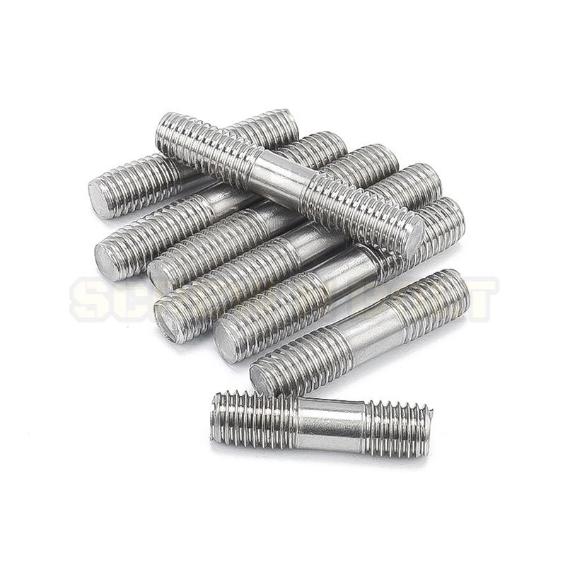 สตัด โบลท์  เกลียวไม่ตลอด สแตนเลส 304 เกลียวมิล 2 ข้าง M10 / 2 Thread End Stud Bolt SUS304