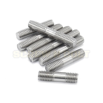 สตัด โบลท์  เกลียวไม่ตลอด สแตนเลส 304 เกลียวมิล 2 ข้าง M10 / 2 Thread End Stud Bolt SUS304