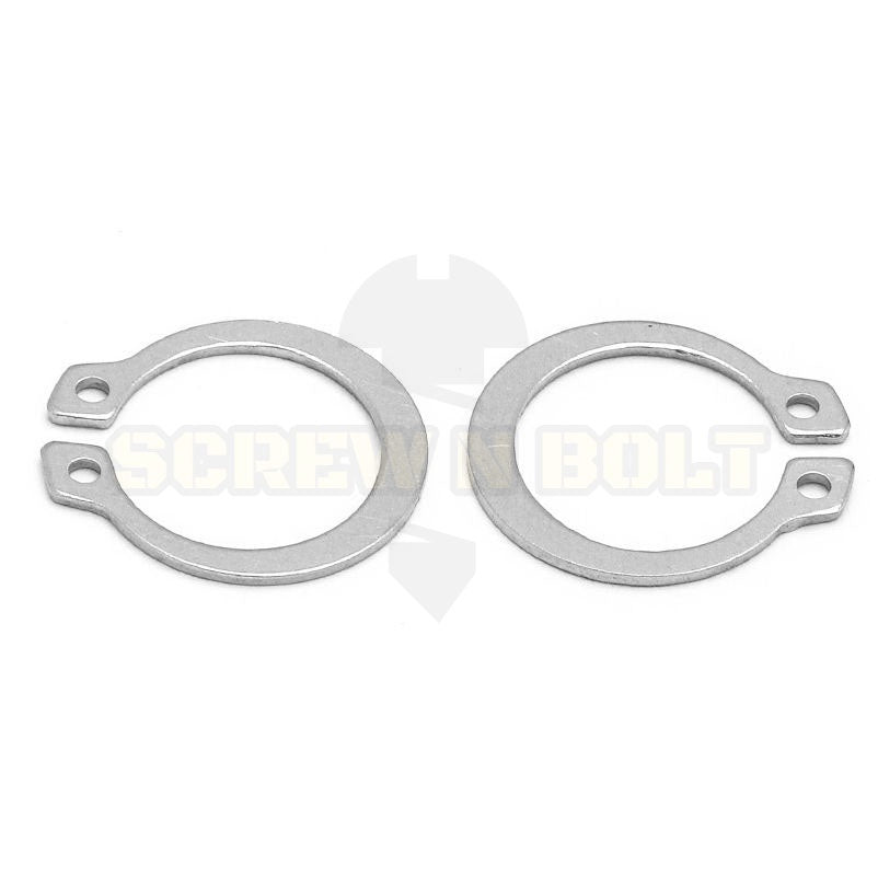 แหวนล็อค นอก ตัว C รัดเพลา สแตนเลส 304 - dia 110 - 150 mm. / External Retaining Snap Ring SUS304